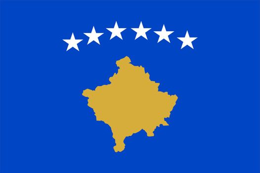 Very large version of the flag of Kosovo