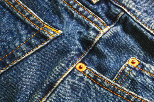 Blue Jeans, pocket view.