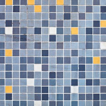 Colorful square mini tiles as a background image