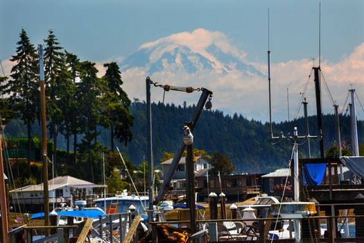 Gig Harbor, Mount Rainier Pierce County, Washington State Pacific Northwest