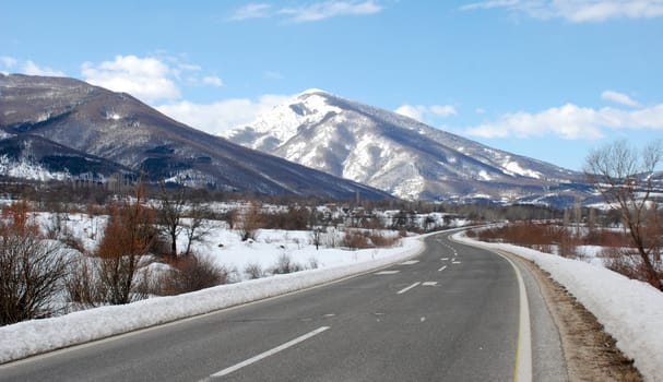 road in greece