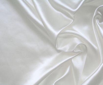 Smooth elegant white silk as wedding background