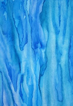 Abstract watercolor background with colorful different layers on paper texture 
