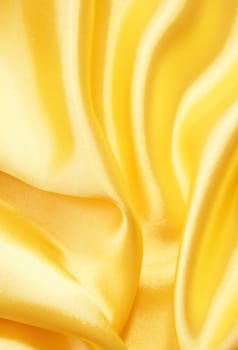 Smooth elegant golden silk can use as background 