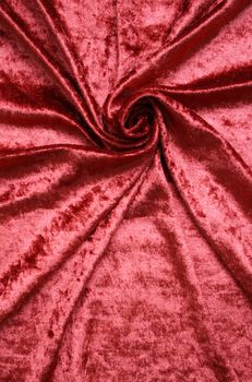 Terracotta velvet fabric can use as background