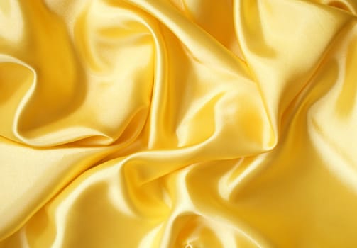 Smooth elegant golden silk can use as background 