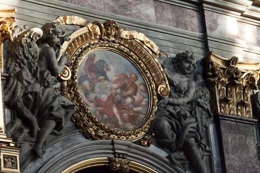 Basilica of Santissima Annunziata in Florence . Italy