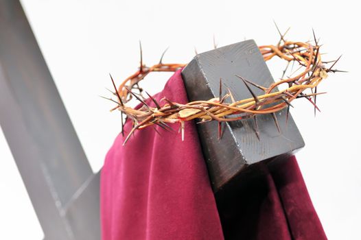 the crown of thorns and the cross