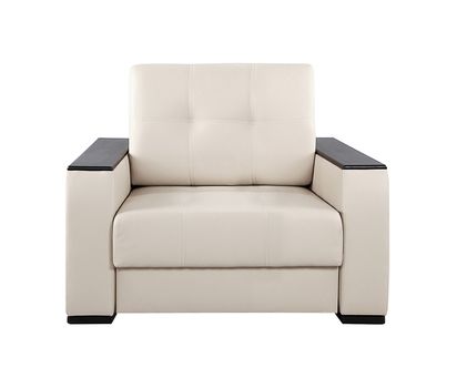 modern armchair isolated on white background