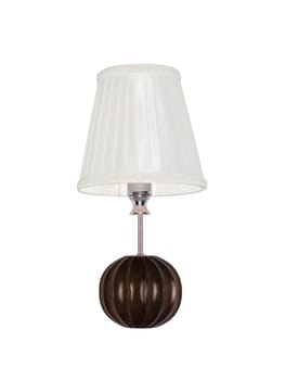 Vintage table lamp isolated