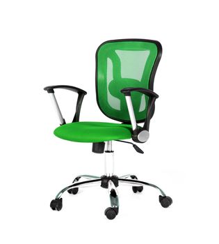 Green office chair