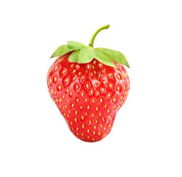Strawberries berry isolated on white background