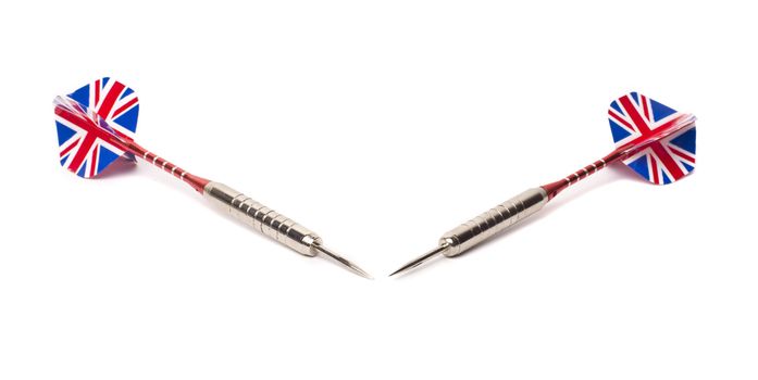 dart arrows on white background