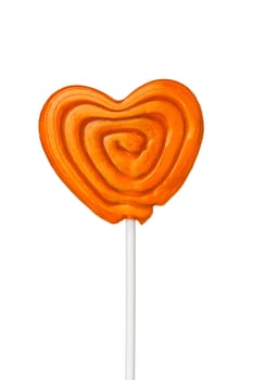 Sweet heart, isolated on white background.