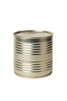 Food can isolated on white