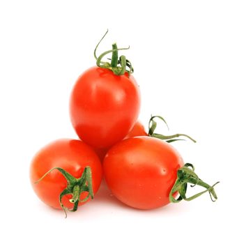 cherry tomato isolated on white