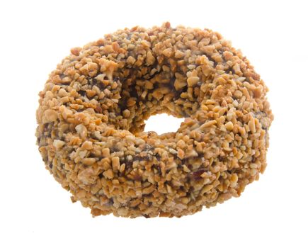 donut, almond donut on the background
