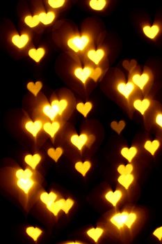 bokeh hearts background abstract macro