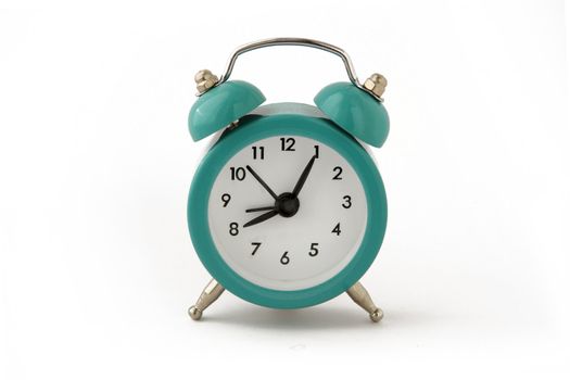 small turquoise clock - eight hours