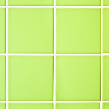 Green wall tiles as a background image