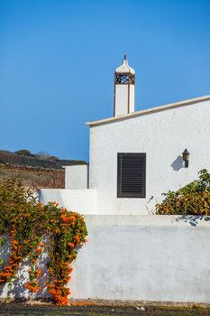 A typical summer villa. Lanzarote, Canary Islands, Spain