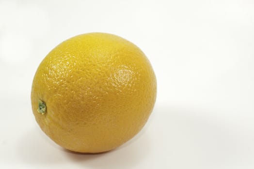 bright orange fruit isolated on a white background