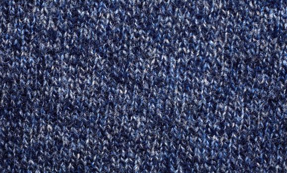 Texture of knitted fabric close-up