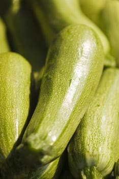 Green zucchini stock close up on sale at flow market