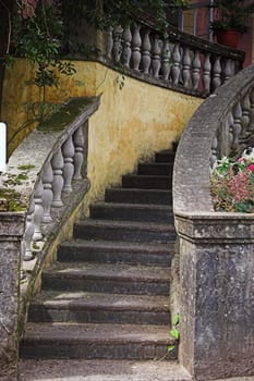 Ancient stone steps lead you upwards