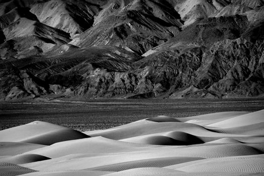 Sand Dune Formations in Death Valley National Park, California