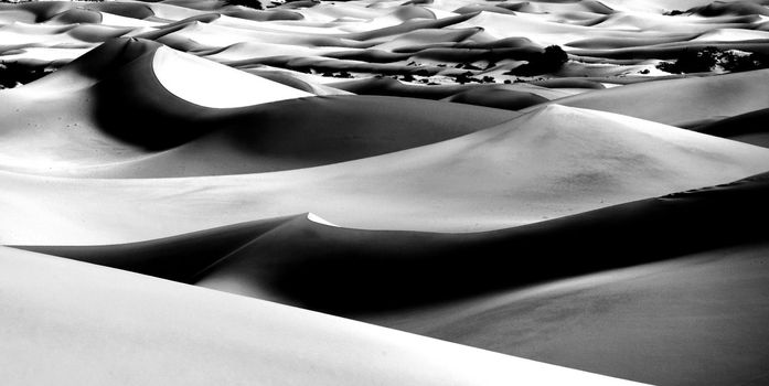 Sand Dune Formations in Death Valley National Park, California