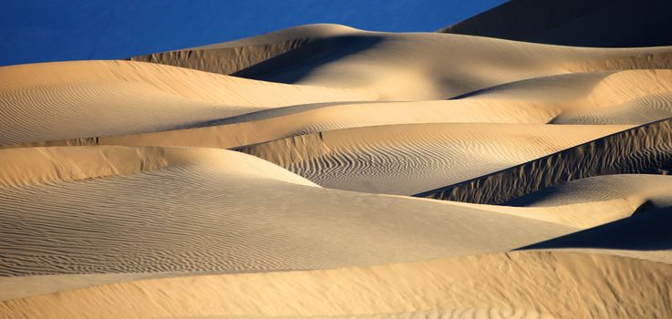 Sand Dune Formations in Death Valley National Park, California