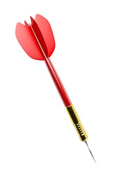 An image of a red dart arrow