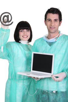 Operating theatre for a laptop