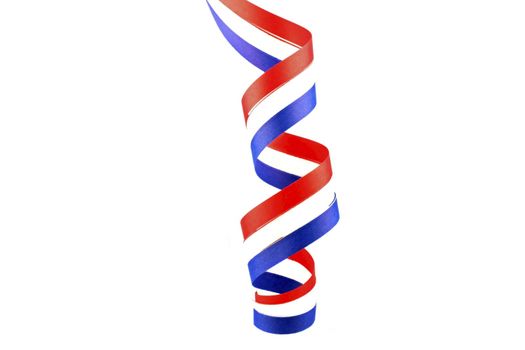 Serpentine curl from the dutch national flag from the Netherlands