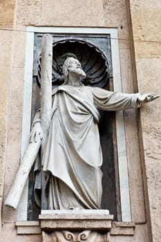 Marble Sculpture of Jesus Christ in Genoa, Italy