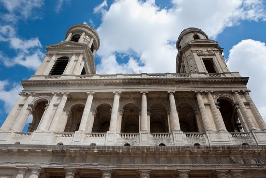 church of Paris in typical French style