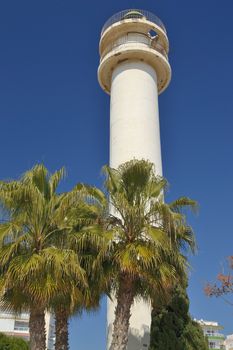 lighthouse in Velez-Malaga, a town thirty kilometers distant from Malaga