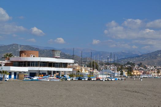 beaches of Nerja, a town fifty miles distant from Malaga