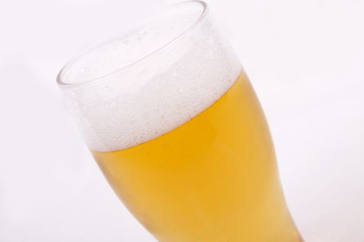 Beer Glass  isolated on a  white background