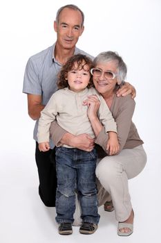 grandparents and their grandson