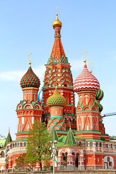 Saint Basil's Cathedral in Moscow, Russia