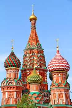 Saint Basil's Cathedral in Moscow, Russia