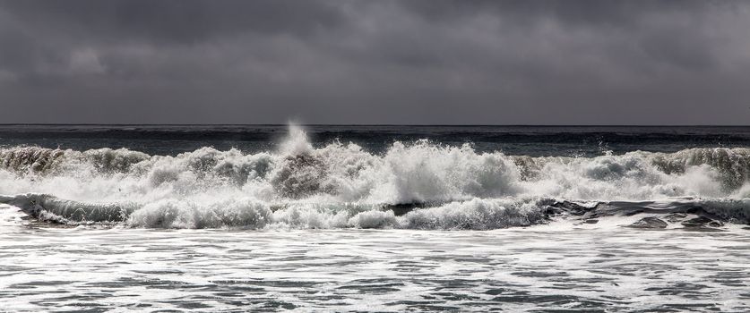 A Stormy Sky Moves Ashore Along the California Central Coast.