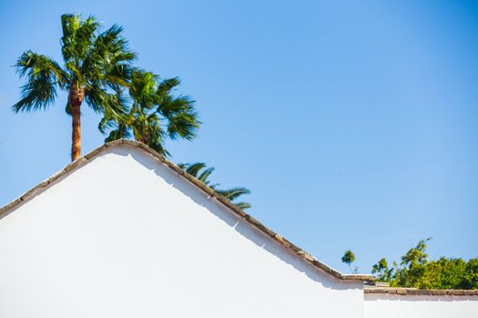 A typical summer villa. Lanzarote, Canary Islands, Spain