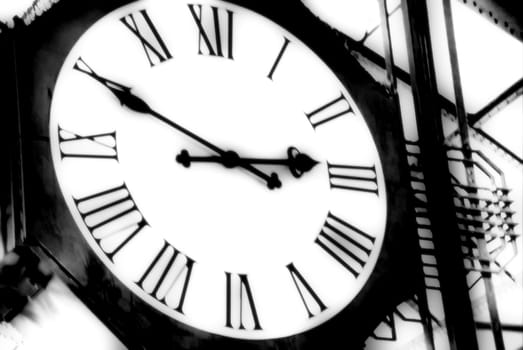 Station Clock at Hamburg Central Station