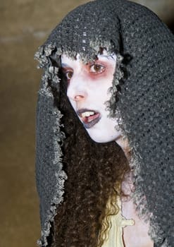 JERUSALEM - NOV 03 : An Israeli actress proform in the annual medieval style knight festival held in the old city of Jerusalem on November 03 2011