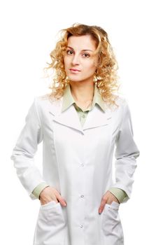 An image of a young female doctor 
