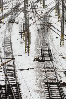 An image of railway bird's-eye view