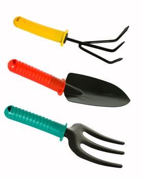 Stock photo: an image of a set of garden tools